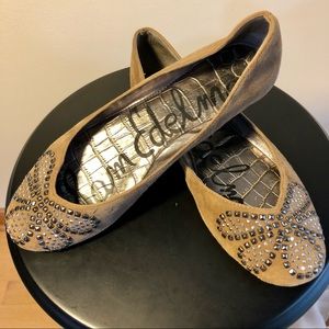 Sam Edelman Charleen Suede Studded Flats